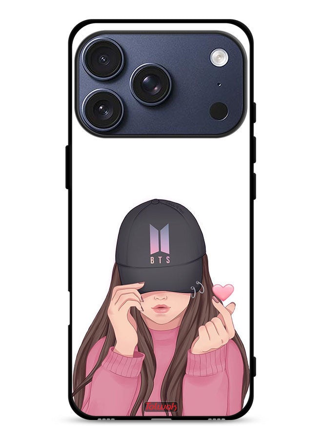 Tolwak Apple iPhone 17 Pro Protective Case Cover Girl Making Snap - Image 1