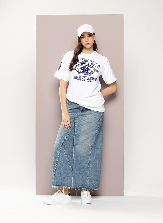 Dillinger Women Oversized Short Sleeve Printed T-Shirt - Image 5