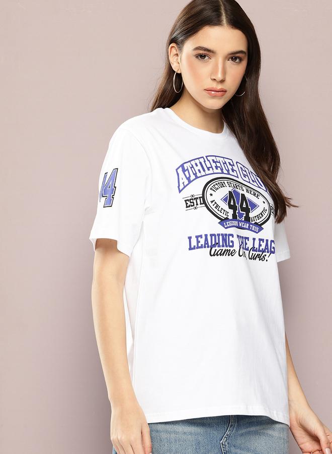 Dillinger Women Oversized Short Sleeve Printed T-Shirt - Image 3