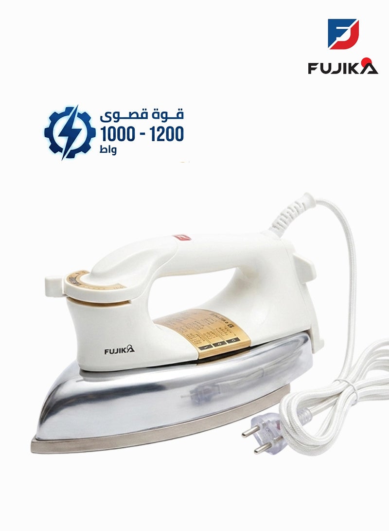 FUJIKA Dry iron - Made in Japan - 1000-1200 Watts - UI-D22SKSY (G) - Image 1