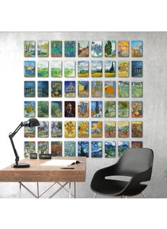 ARTCREST ARTCREST Vincent Van Gogh Brushes of Brilliance Wall Collage Kit Set of 54 Small Posters Aesthetic Wall Dcor for Bedroom Home Office or Dorm Room  - Image 2