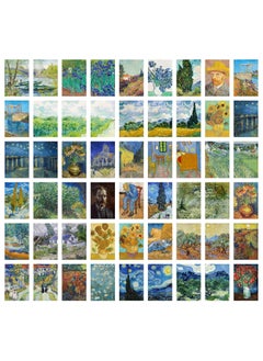 ARTCREST ARTCREST Vincent Van Gogh Brushes of Brilliance Wall Collage Kit Set of 54 Small Posters Aesthetic Wall Dcor for Bedroom Home Office or Dorm Room  - Image 1