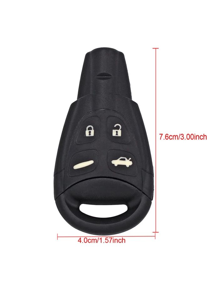Saab 9 3 9 5 Key Shell Case with WT47T Blade ABS Material 2003 2007 - Image 2