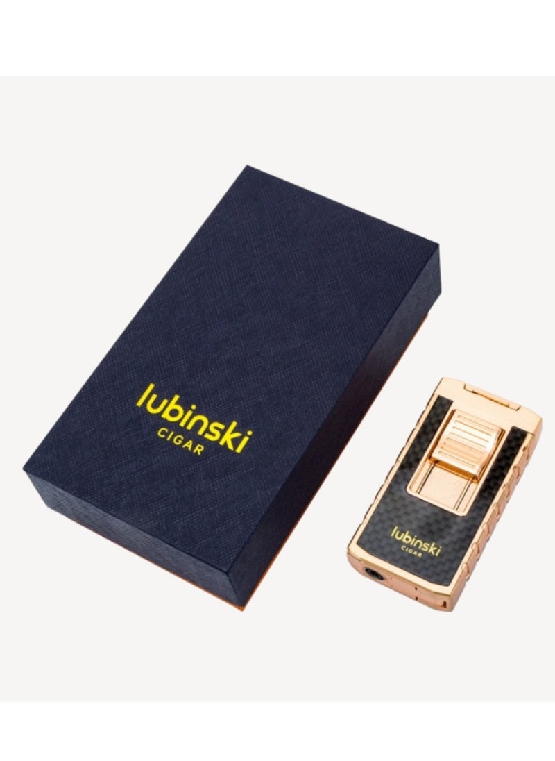 Lubinski - Lubinski New Metal Windproof Butane Gas Lighter For Outdoor indoor Use— Perfect For Gift - Image 1