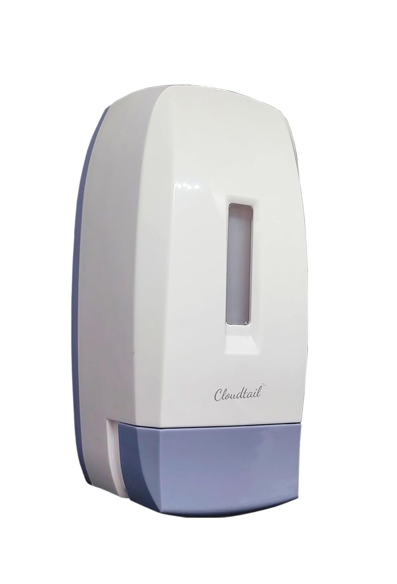 Cloudtail Cloudtail SoapConditionerShampooSanitizerGelFoamLiquidLotionHand WashDispenserWall MountedIdeal For KitchenBathroomWash BasinMaterial AbsPlasticCapacity 500MlColor WhiteSet Of 1  - Image 1