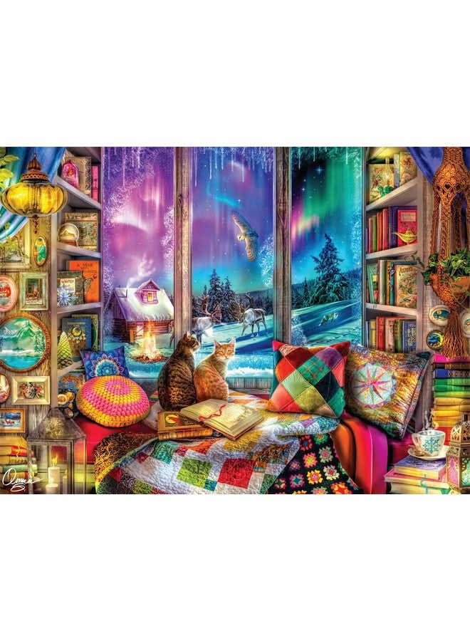 Buffalo Games - Aimee Stewart - Winter Reading Nook - 1000 Piece Jigsaw Puzzle for Adults -Challenging Puzzle Perfect for Game Nights - Finished Size is 26.75 x 19.75 - Image 2