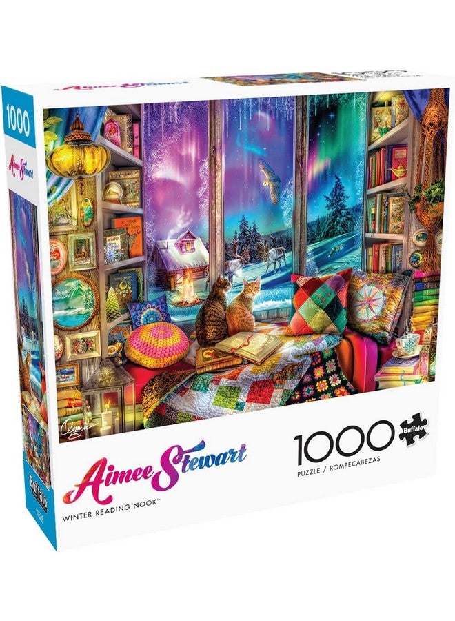 Buffalo Games - Aimee Stewart - Winter Reading Nook - 1000 Piece Jigsaw Puzzle for Adults -Challenging Puzzle Perfect for Game Nights - Finished Size is 26.75 x 19.75 - Image 1