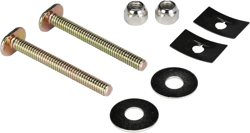 Danco Brass Closet Bolts with Nuts and Washers Toilet Bolt Set, 1/4 inch x 2-1/4 inch, Brass, 2-Set (80156) - Image 2