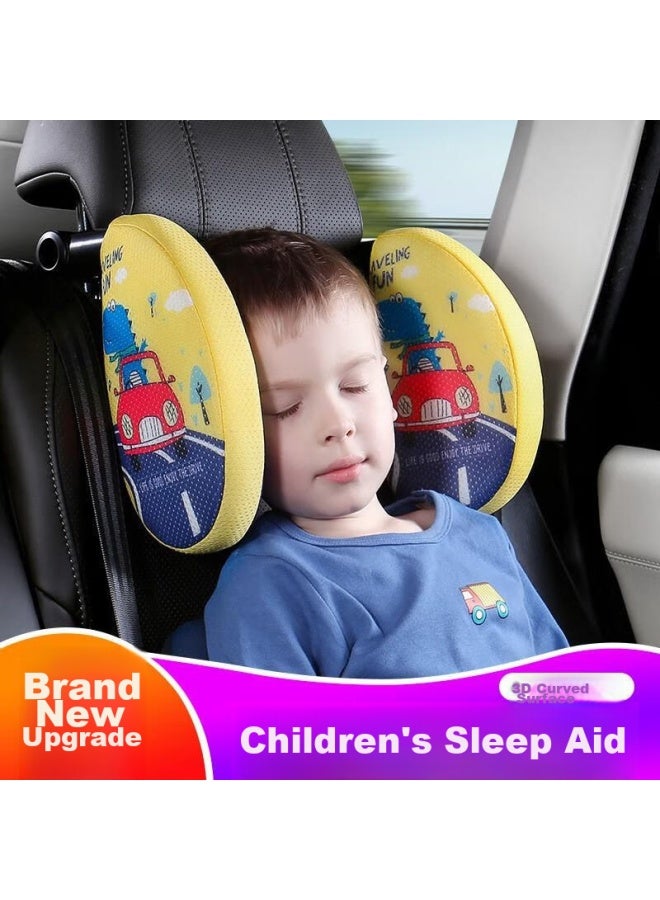 DiGallen Digalun Car Headrest, Side Sleeping Car Sleeping Aid, Car Cushion, Child Safety Seat Pad, Neck Pillow, For Boys - Image 1