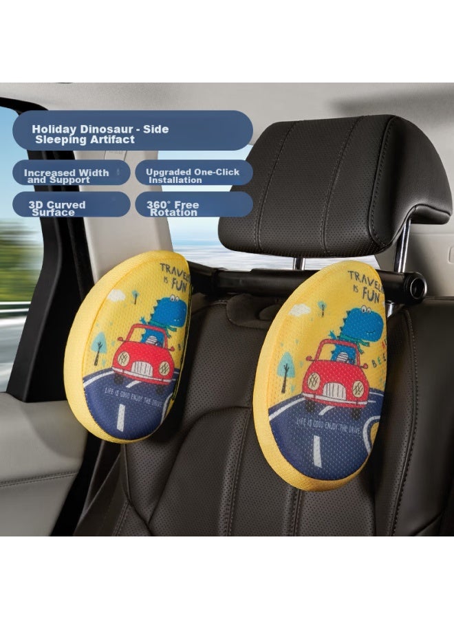 DiGallen Digalun Car Headrest, Side Sleeping Car Sleeping Aid, Car Cushion, Child Safety Seat Pad, Neck Pillow, For Boys - Image 3