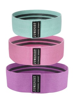 JUWA Juw Resistance Bands for exercise-Exercise Bands with-Non-Slip Design for Hips & Glutes-Resistance Bands for Working Out-3 Levels Workout Sport Bands for Women forYoga, Home Fitness, Pilates Set of 3  - Image 5