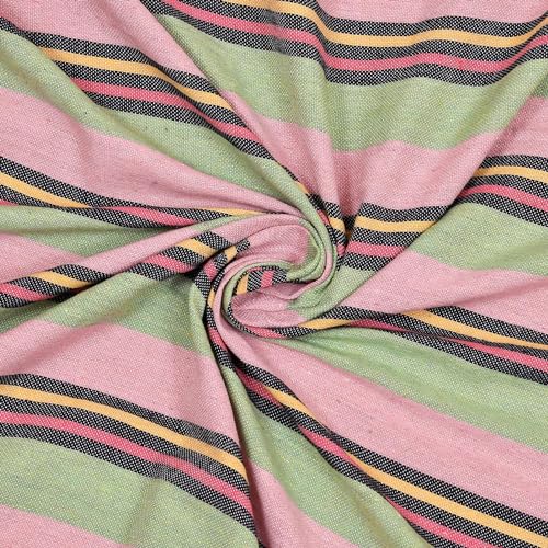 Värde Handloom Single Bedsheet with Pillow Cover 1|Handmade Cotton Bedsheets for Double Bed|Bedsheet Size-220X150 Cm with Coarse Pillow Cover 68X43 Cm-Support Local Artisans,210 tc,Multicolor - Image 5
