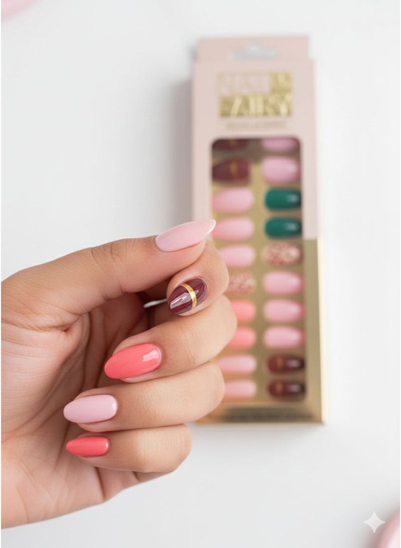 اظافر جل نايل فيري 20قطعة - Image 2