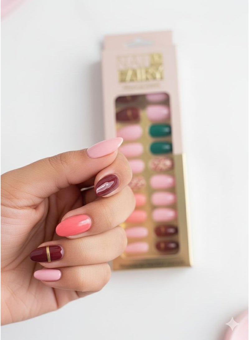 اظافر جل نايل فيري 20قطعة - Image 3