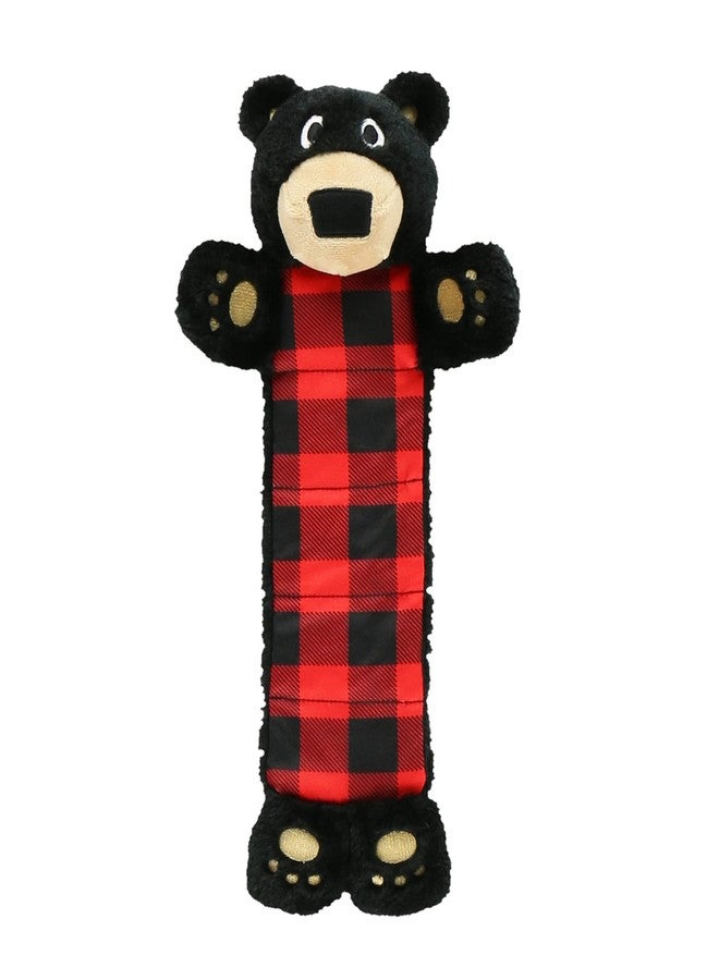 Lazy One Bear Squeaky Dog Toy, Soft Crinkle Toy for Dogs, Durable Fabric for Small, Medium, and Large Breeds - Image 1