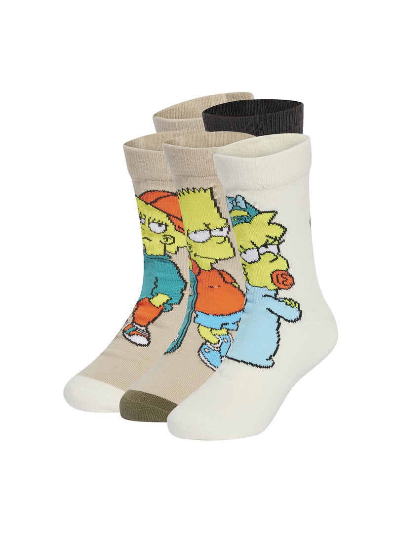 Adidas Kids The Simpsons Socks  - Image 1