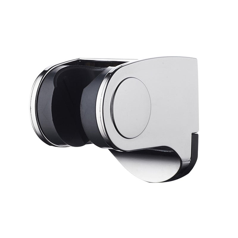 1pc Shower Head Holder Reusable Adjustable Shower Head Mount Wall Holder for Bathroom Accessories (Silver)