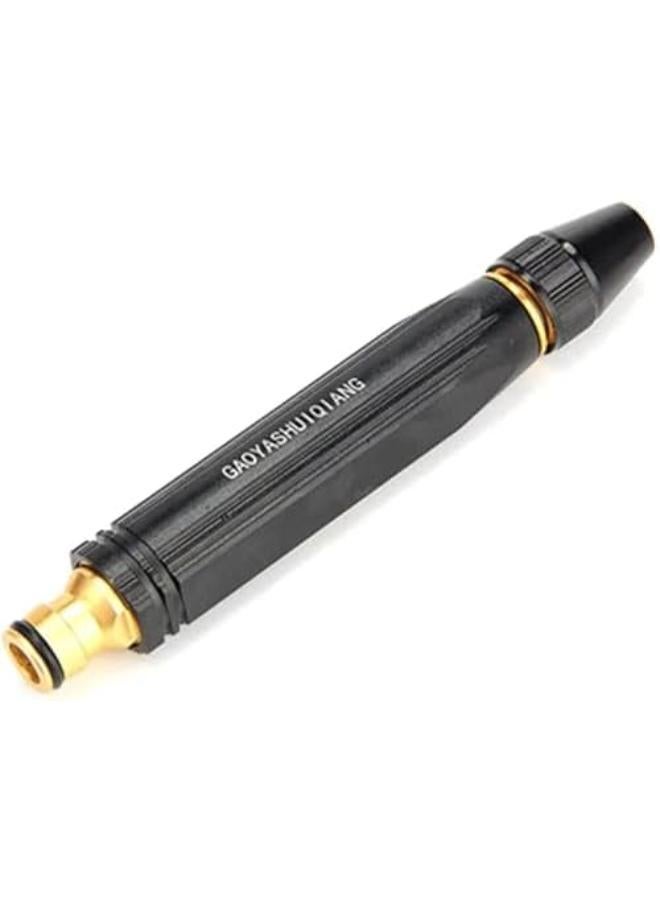 1 Set Portable High Pressure Washing Water Gun,Direct Spray Gun, New Direct Spray Car Wash Water Gun, Car Wash Garden Watering Tool,Black High Pressure Nozzle. - Image 1