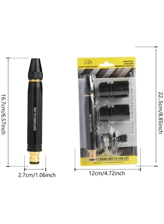 1 Set Portable High Pressure Washing Water Gun,Direct Spray Gun, New Direct Spray Car Wash Water Gun, Car Wash Garden Watering Tool,Black High Pressure Nozzle. - Image 4