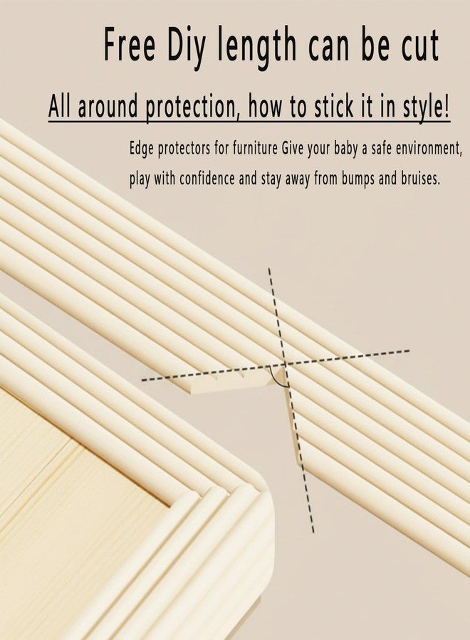 Aetherix Baby Proofing Edge Corner Protector, 6.5 Ft Self - Adhesive Edge Protector for Baby, Soft NBR Rubber Foam Padding, Furniture, Sharp Edge Safety Corner Edge Bumper Guard-White - Image 2