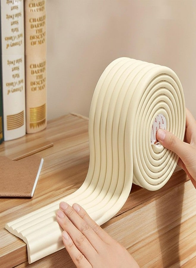 Aetherix Baby Proofing Edge Corner Protector, 6.5 Ft Self - Adhesive Edge Protector for Baby, Soft NBR Rubber Foam Padding, Furniture, Sharp Edge Safety Corner Edge Bumper Guard-White - Image 1