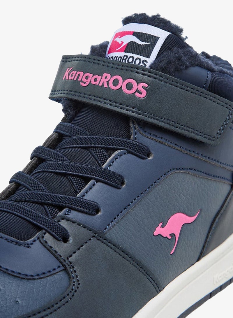 kangaROOS Women's Panelled High Top Shoes with Hook and Loop Closure - Image 4