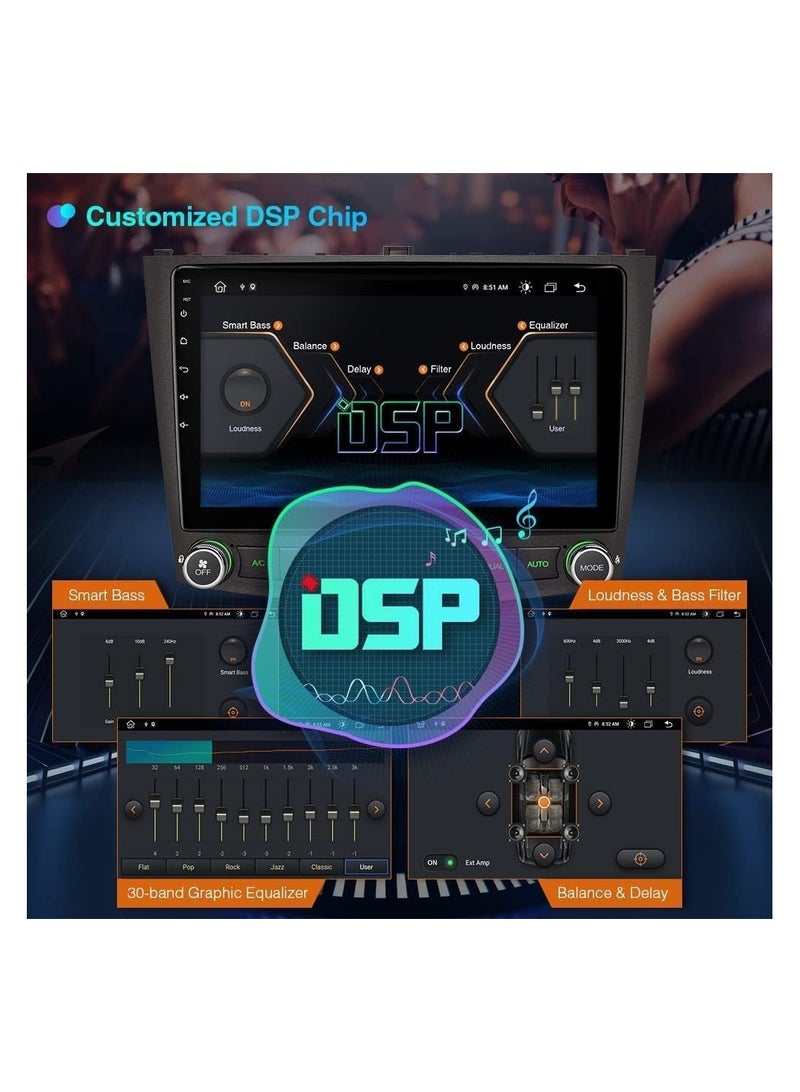 SHEZA STAR Android Car Stereo for Lexus LX470 J100 2, Land Cruiser LC100 2003-2007 1GB RAM 32GB ROM 10 Inch Support MirrorLink WiFi BT, 2.5D IPS Touch Screen with AHD Camera Included - Image 4