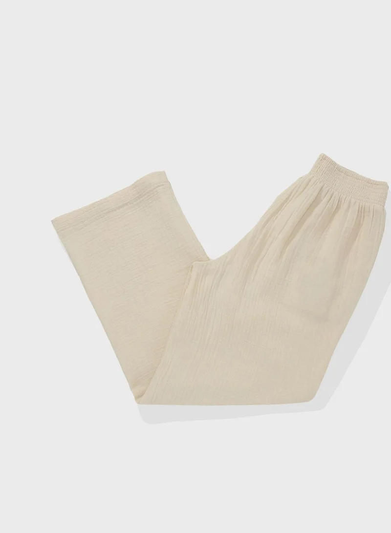 Aerie High Waist Wide Leg Pants