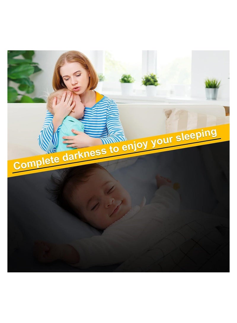 Blackout Blind Portable Blackout Shade with Adhesive Tapes Cut to Size Blinds Stick On Window No Drill Blinds Curtains for Bedroom Nursery Loft Travel RV Car 150x300CM - Image 2