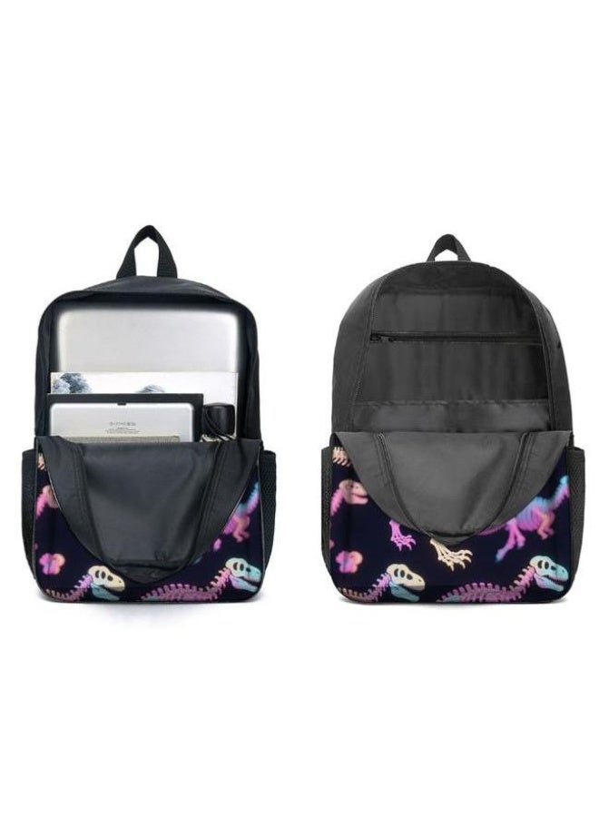 [Super new special offer] Cartoon theme bag three-piece set | double-shoulder + hand-held + storage pen bag | gift self-use good-looking - 1284  - Image 4