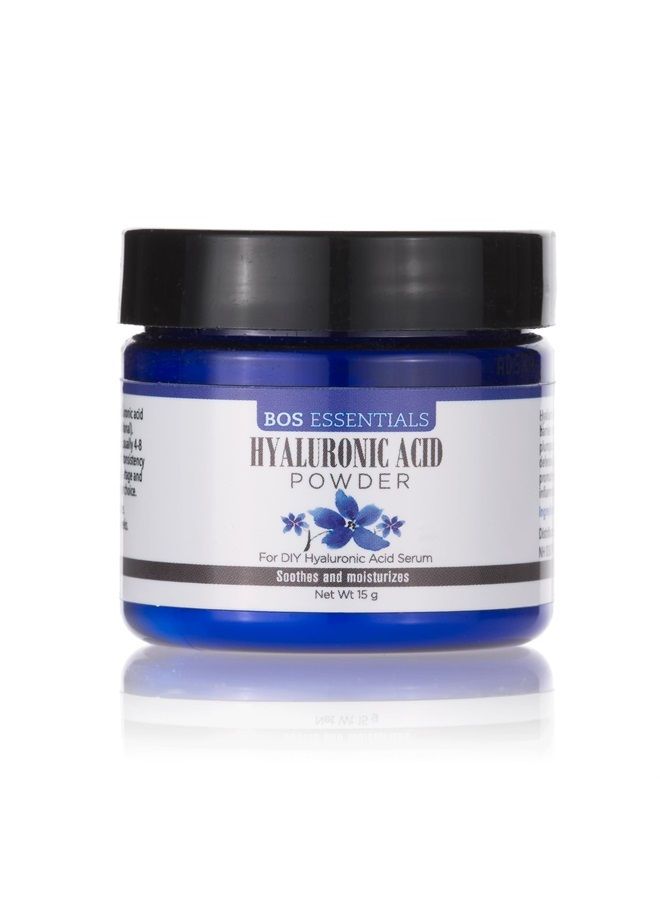 BOS ESSENTIALS Pure Hyaluronic Acid Serum Powder | 100% NATURAL | High Molecular Weight | Locks in moisture and creates full, youthful skin - Makes 50+ ounces of anti aging Hyaluronic Acid serum! - Image 3
