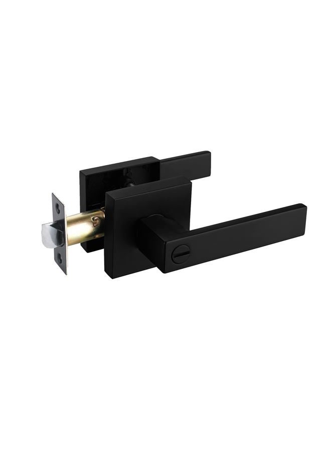 NewBang Solid Door Lever Handle Matte Black Finish - Image 1