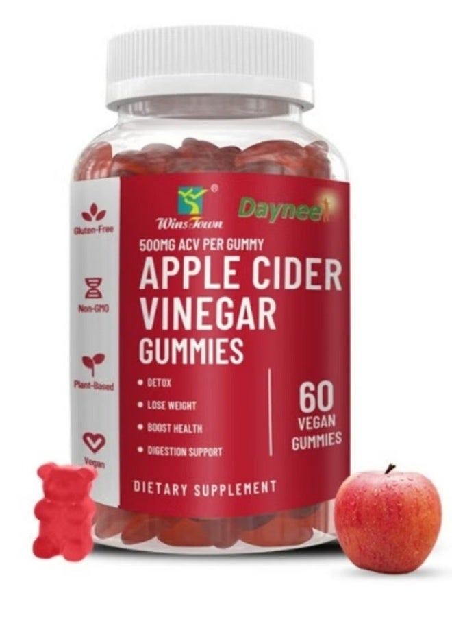 Daynee Apple Cider Vinegar Gummies - Sugar-Free for Detox & Digestive Health - Image 1