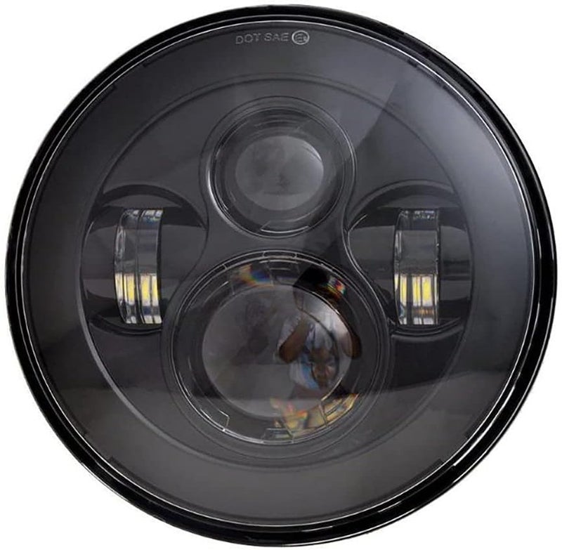 SUNPIE 7 Inch LED Headlight for Harley Motorcycles - Compatible with Street Glide, Tri Glide, Road King, Electra Glide, Softail - Image 5