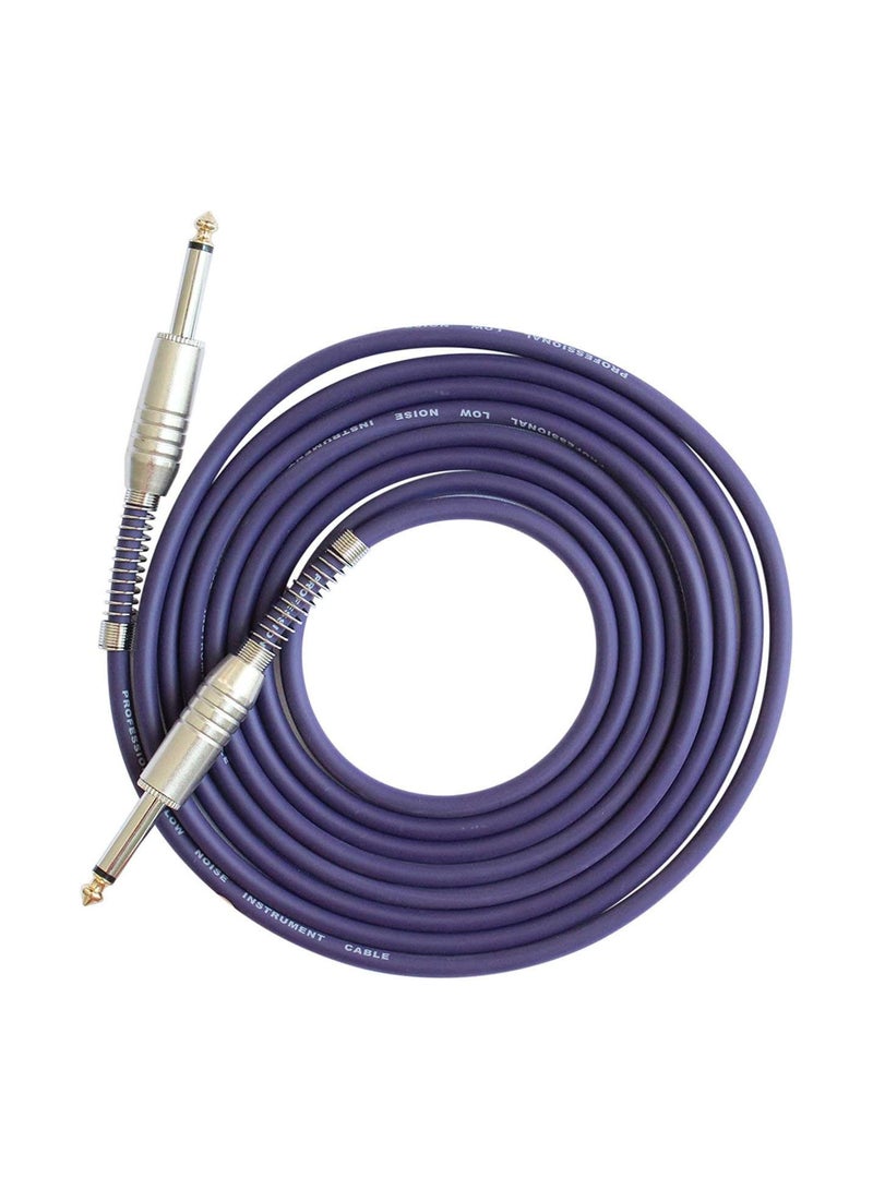 GGOOT FLGW-24 Mono Guitar Cable Audio Male To Male Cable Wire Cord Rubber Copper 6.35mm Straight Plug For Electric Instruments - Image 1