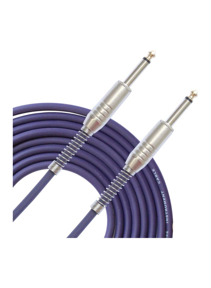 GGOOT FLGW-24 Mono Guitar Cable Audio Male To Male Cable Wire Cord Rubber Copper 6.35mm Straight Plug For Electric Instruments - Image 2