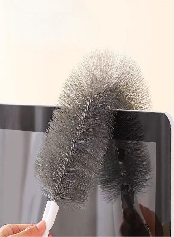 TCJ Bendable cleaning brush set,3pcs bendable multi-functional kitchen cleaning brushes Dusting brush Wash sink Wash shoes  - Image 4