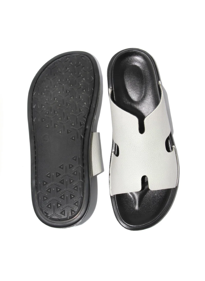جيومني Geoomnii Mens Comfort Sandals Grey