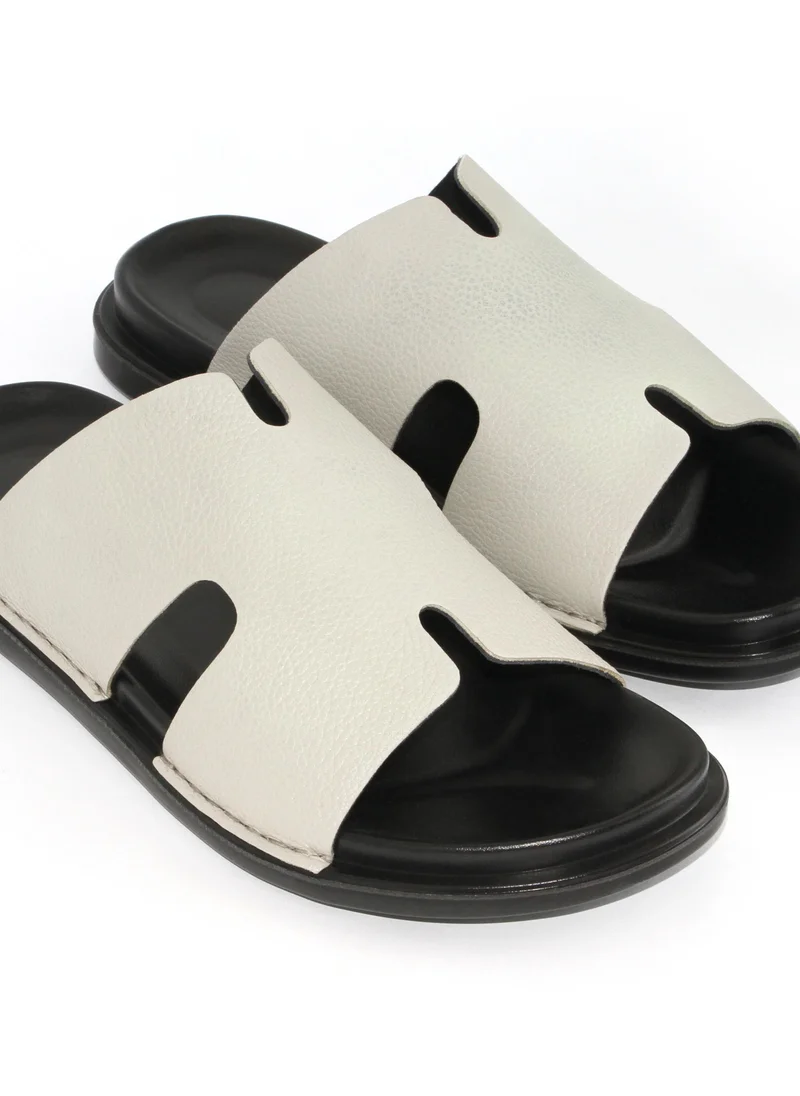 جيومني Geoomnii Mens Comfort Sandals Grey