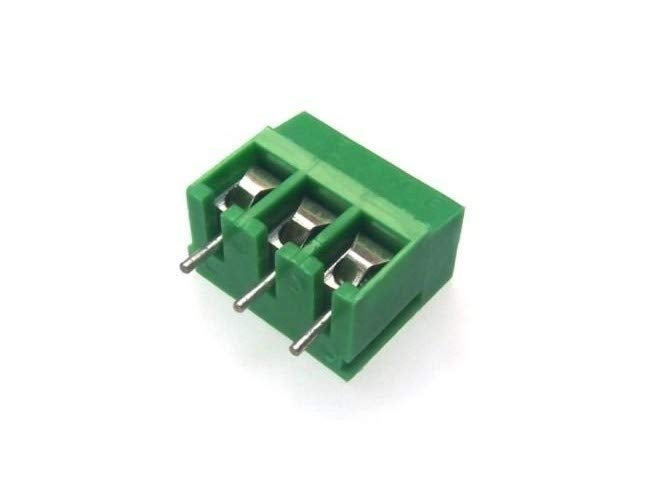 TECHDELIVERS ® Screw Terminal Block PCB mount block wire connector 5mm PITCH (25Piece 3PIN) - Image 3