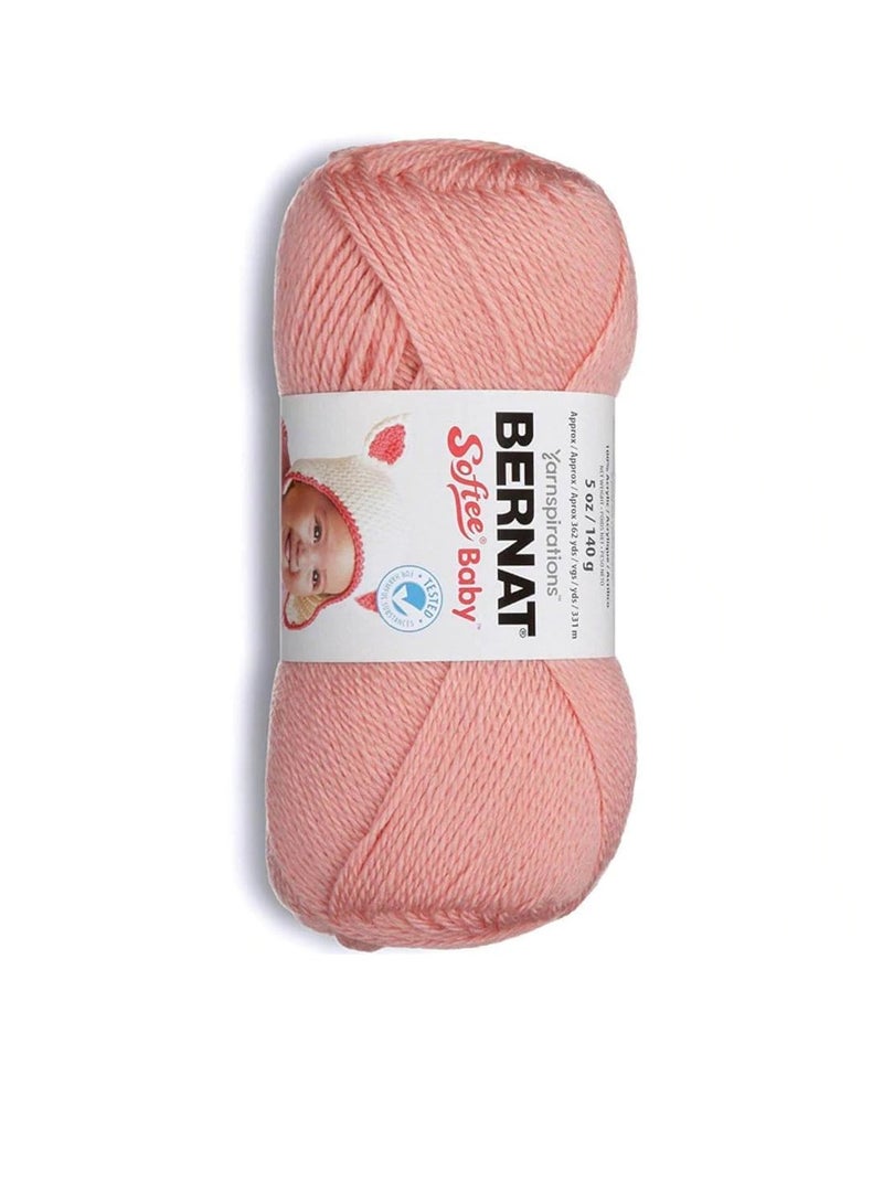 Bernat Softee Baby Yarn Solids Soft Peach - Image 1