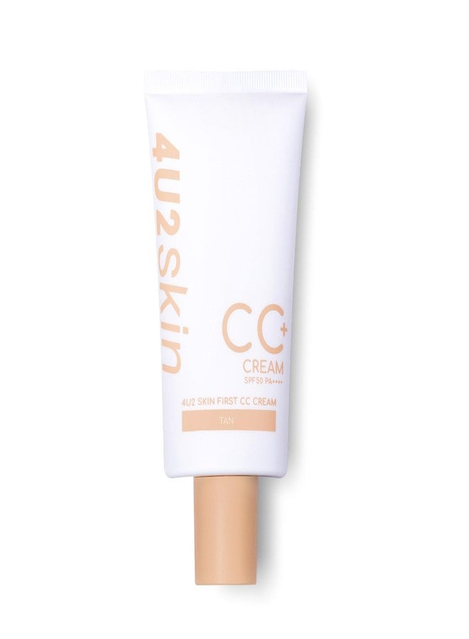 فور يو تو كريم 4u2 Skin First CC بعامل حماية من الشمس 50 (4 تان، عادي) - Image 1