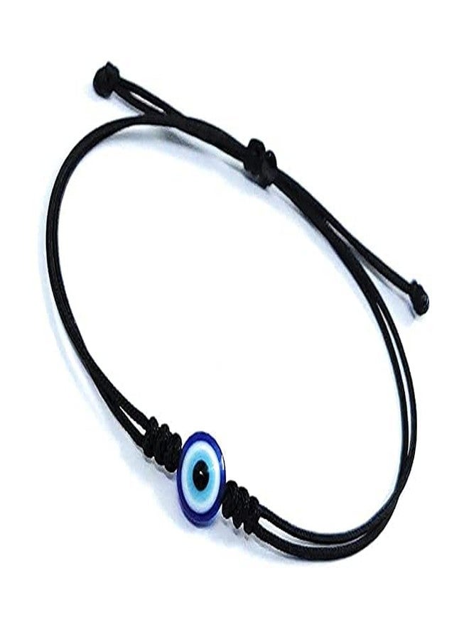 SUSVIJ Evil Eye Nazar Battu Thread Adjustable Friendship Band For Women Men | evileye bracelets for women | Stylish bracelets for girls |(Black) Set of 2 - Image 4