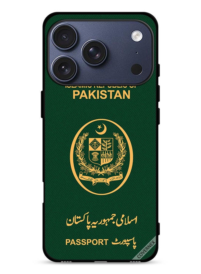 Covernex Apple iPhone 17 Pro Protective Case Cover Pakistan Passport Pattern - Image 1
