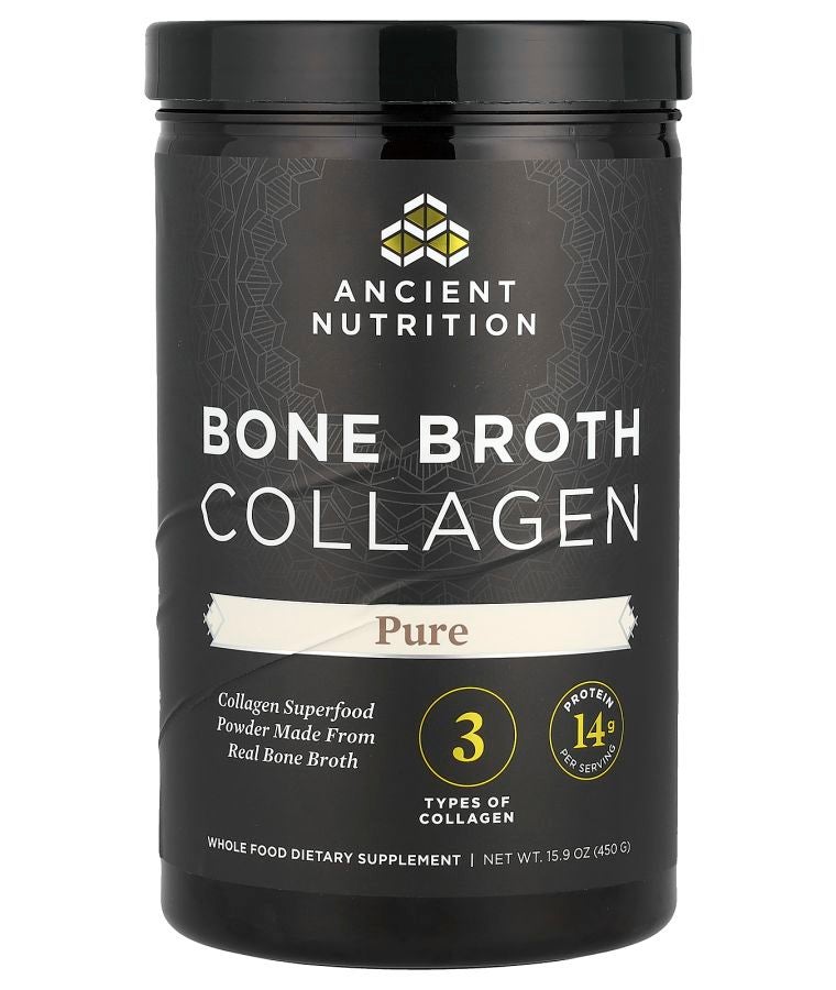 Ancient Nutrition Bone Broth Collagen Pure 15.9 oz (450 g)