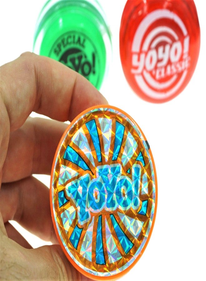 JA-RU Yoyo Professional Bundle Yo-Yos Set (1 Pack of 3) Quality Fun Fidget Toys for Kids and Adults Stoking Stuffers Filler Party Favors in Bulk 1991-1 - Image 5