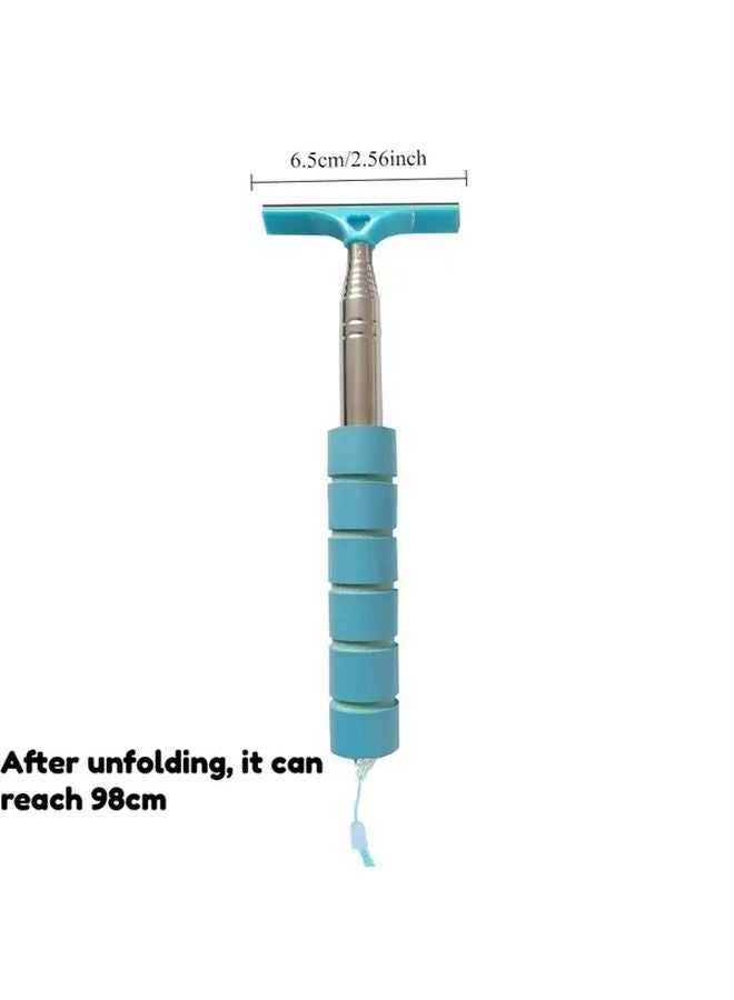 3pcs Stainless Steel Car Rearview Mirror Wiper Blade Defogging Window Glass Cleaner - Image 3