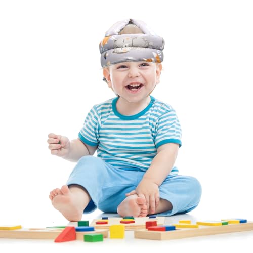 REFLYAWAY Baby Head Protector Baby Helmet for Crawling Walking, No Bumps Safety Head Adjustable Protective Cap for Walking, Playing (Fox) - Image 5