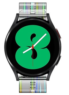 Y&D No Gap Band Compatible for Samsung Galaxy Watch 5/4 40mm 44mm 5 Pro 45mm Band/Watch 4 Classic 42mm 46mm 20mm Transparent Replacement Silicone Wrist Strap  - Image 2