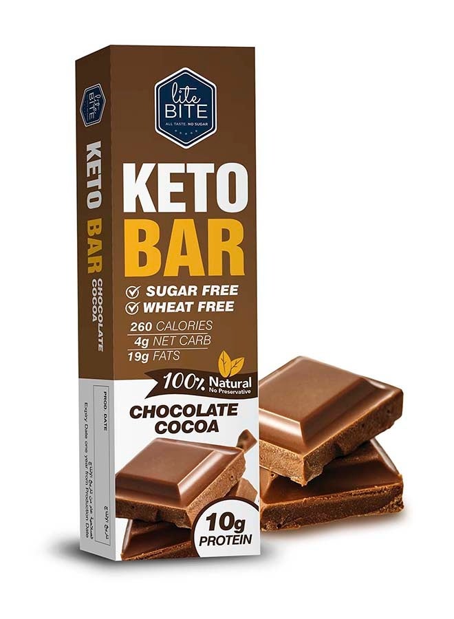 Lite Bite Keto Bar with Chocolate Cocoa - 60 g